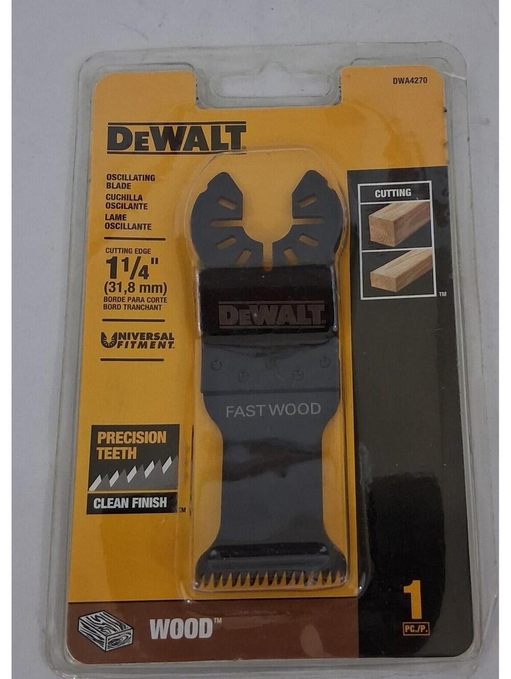 DEWALT DWA4270 Precision Tooth Oscillating Blade 1-1/4" USA Brand-NEW Sealed